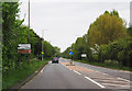 B1256 towards Great Dunmow in Great Dunmow South & Barnston Ward