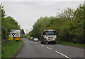 B1256 towards roundabout, Great Dunmow in CM6 1XA