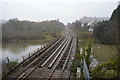 Great Western Line crossing the River Plym in PL3 6RL