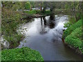 Confluence of Old Durham Beck with the River Wear in DH1 2JP