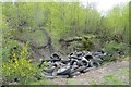 Dumped tyres, Tynemount in EH35 5AE