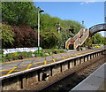 Disused platform at Templecombe railway station in BA8 0JE