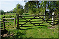 Gate into Chippenham Fen in CB7 5NX