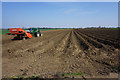 Digging furrows near Fordham in CB7 5LE