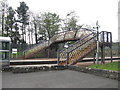 Footbridge at Addiewell Station in EH55 8NX