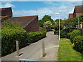Footpath through housing at Laindon in SS15 6BE