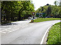 Looking along the A332 approaching junction with A322 in SL5 8AY