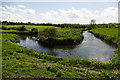 Horseshoe bend on the River Erewash in NG16 2SA