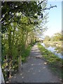 Towpath of Shropshire Union Canal, east of Llanymynech in SY10 9RB