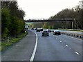 Footbridge over the A329M near Wokingham in RG40 1EJ