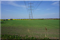 Pylons over the fens in CB7 5XT