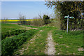 Junction of paths near Wicken in CB7 5XT