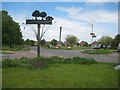 Burnham Green: The village sign in AL6 0NX