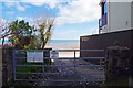 Access to the beach from The Strand, Saundersfoot, Pembs in SA69 9AL