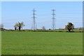Electricity pylons near East Claydon in MK18 2LF