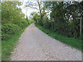 Track approaching Guy's Farm in PO20 7BY