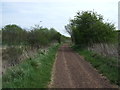 Heading east on the Pencaitland Railway Cycle Path in EH33 2LZ