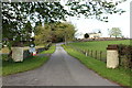 Road to Balmaghie Parish Church in DG7 3AU