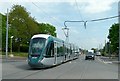 Training tram on Farnborough Road in NG11 8ES