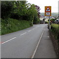 Ysgol/School sign, North Road, Whitland in SA34 0AX