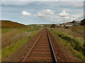 Looking north along the rail line in St Bees