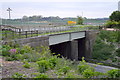 Former railway bridge over A1 in DL10 7JD
