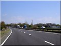 Mobile phone mast by A55 (Chester bypass) in CH3 6AH
