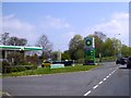 BP station and Spar shop by A51 in CH3 7HW