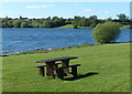Picnic bench at Draycote Water in CV23 9JY