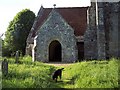 The Church of St George - Porch in SP6 3HE