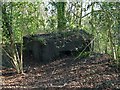 Pillbox on the east side of Clyne railway cutting in SA2 7BA