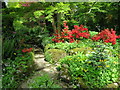 Marle Place Gardens, Rockery garden in TN12 7HS