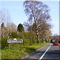 Village sign for Grindley Brook in Agden