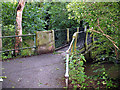 Footbridge over Dollis Brook in N12 7DE