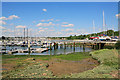 Pontoons, moorings and slipways at Universal Marina, River Hamble in SO31 7ZN