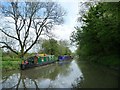 Narrowboats moored between bridges 173 and 172 in BA15 2DT