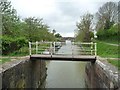 Footbridge over the tail of Buckley's Lock [No 15] in SN12 6EA