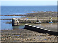 Entrance to the outer Harbour, Burnmouth in TD14 5SU