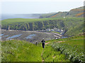 Berwickshire Coast Path on Burnmouth Hill in TD14 5SU