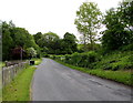 Road east towards Coleford from Cherry Orchard Farm near Newland in GL16 8NR