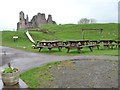 Play area at the tea room, Brough Castle in CA17 4EY