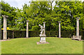 Formal gardens, Anglesey Abbey in CB25 9EN