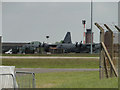 Parked Lockheed C-130 aircraft at Mildenhall in IP28 8NX