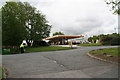 Filling station by the A55 at Northop Hall in CH7 6NQ