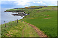 Berwickshire Coastal Path leading towards Burnmouth in TD14 5SU
