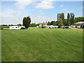 View across Bridge Farm caravan site in NR16 1JA