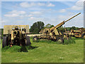 Howitzers at the Norfolk Tank Museum in NR16 1JA