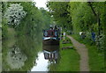 Narrowboat moored along the Oxford Canal in OX16 9FR