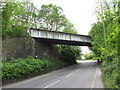Rail bridge in Ystrad Mynach in CF82 7EF
