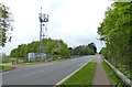 Communications mast along the A423 Southam Road in OX16 2DB
